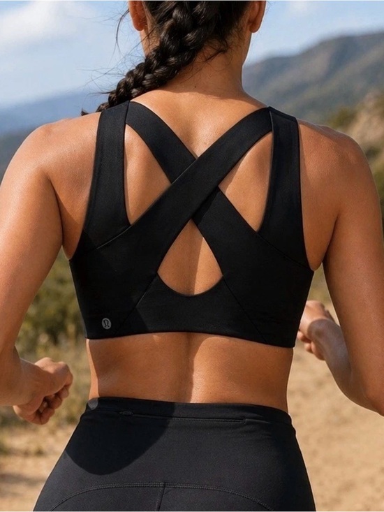 lululemon athletica Other - Lululemon Enlite Bra Zip Front in Black